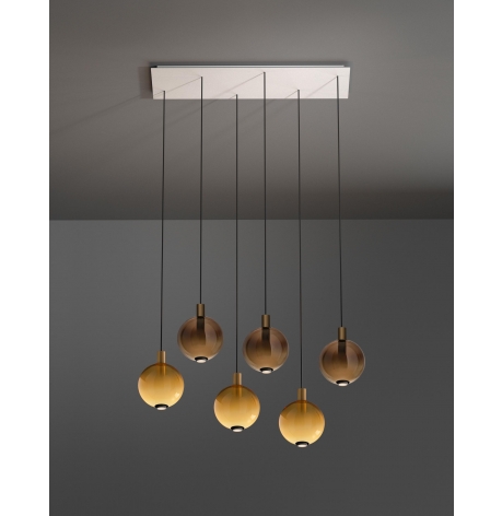 Hanglamp Beam Stick 20 Cm Rechthoek 6-delig